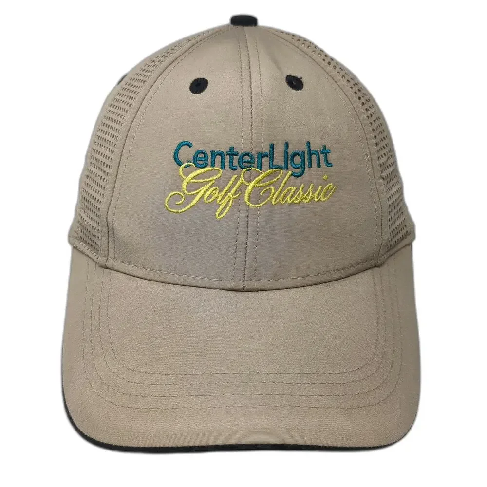 Ahead Baseball Cap Beige One Size CenterLight Golf Classic 2012 Mesh Strapback